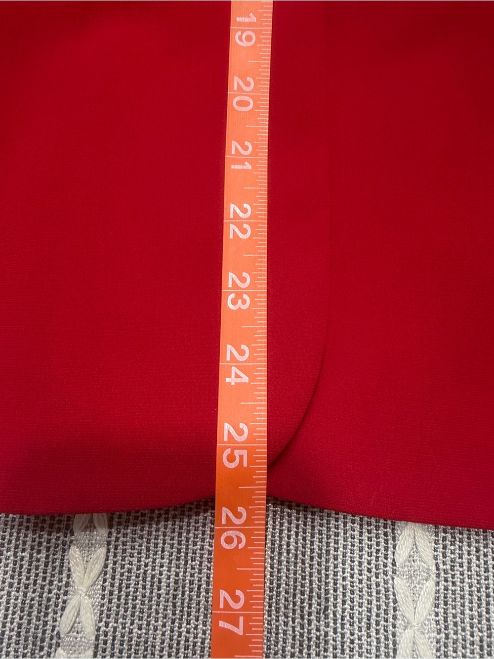 Jones Studio Ruffle-Trim Red Blazer - Picture 6 of 10